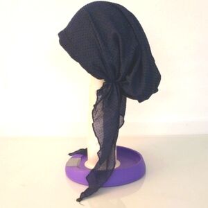 Elegant Navy Headscarf